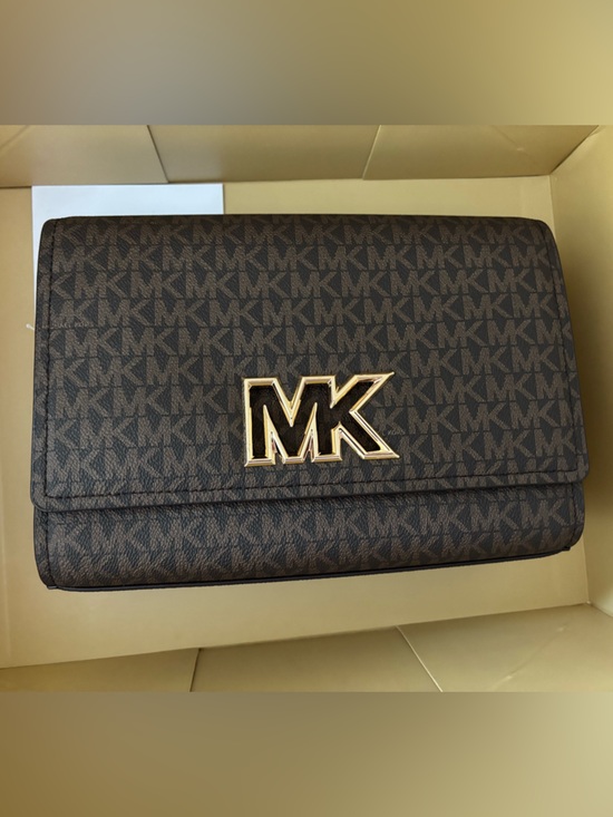 Michael Kors Handbags - Michael Kors Dark Brown Crossbody Bag